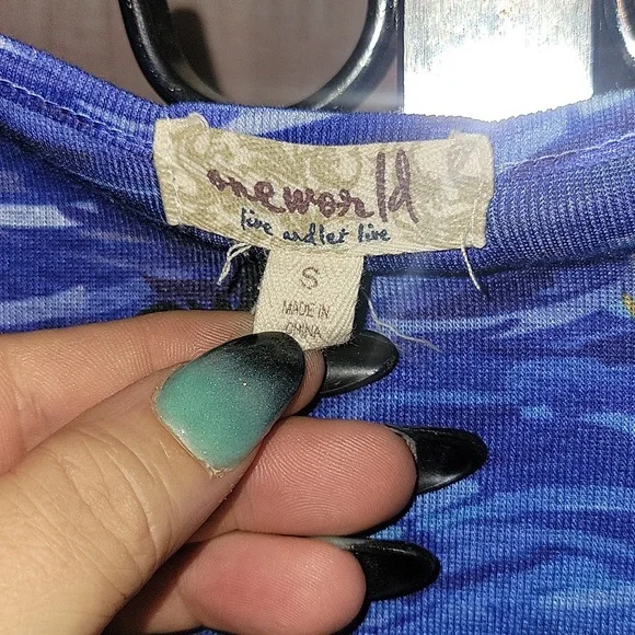 Halloween meets Starry Nights Blouse by One World - Picture 4 of 6